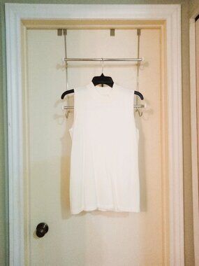 Sleeveless Mock Neck Knit - Cream